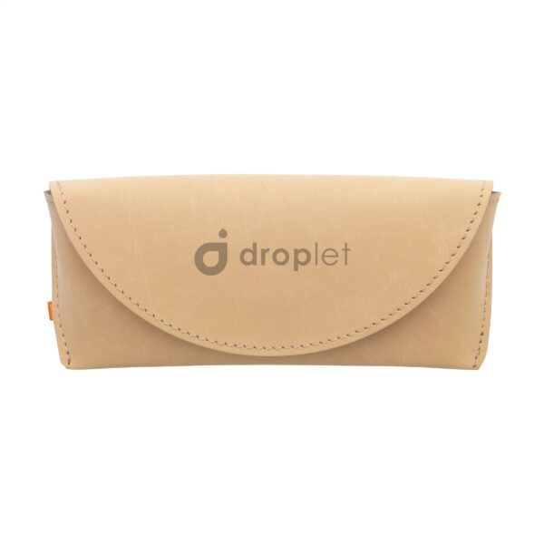 Recycled Leather Sunglasses Pouch brillenkoker - Afbeelding 3