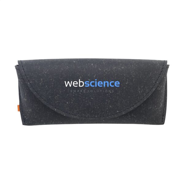 Recycled Leather Sunglasses Pouch brillenkoker - Afbeelding 2