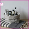 Hamamdoek met logo in banderol met opdruk - Afbeelding 2