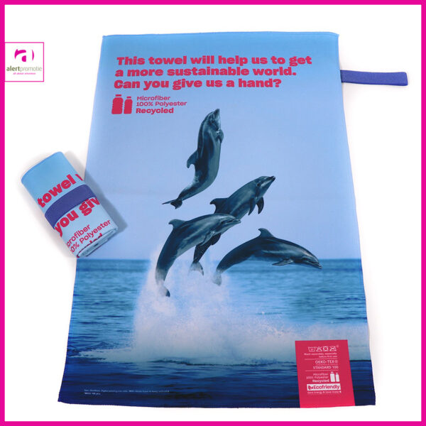 Duurzame RPET microfiber handdoeken