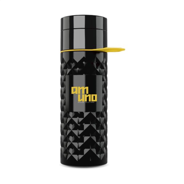 Join The Pipe Nairobi Ring Bottle Black 500ml waterfles