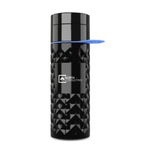 Join The Pipe Nairobi Ring Bottle Black 500ml waterfles