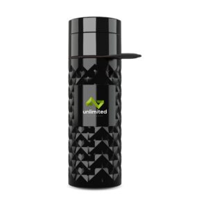 Join The Pipe Nairobi Ring Bottle Black 500ml waterfles