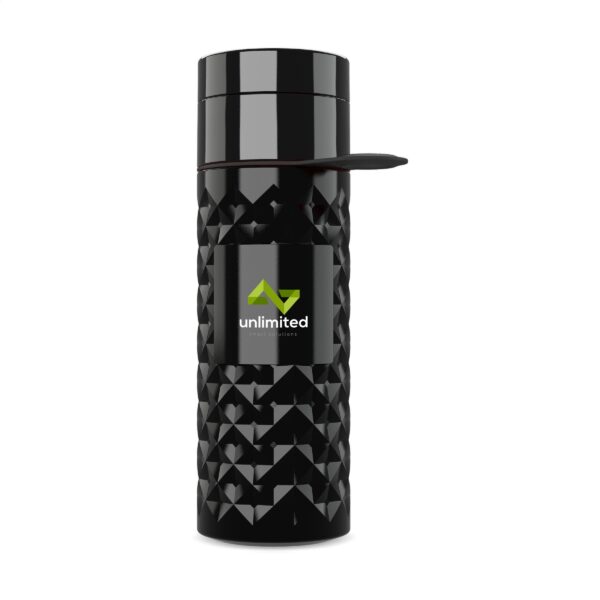 Join The Pipe Nairobi Ring Bottle Black 500ml waterfles
