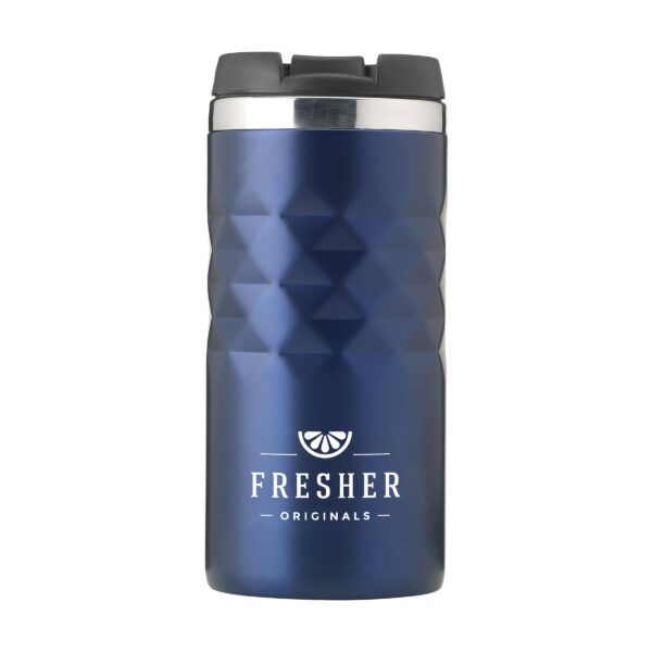 Geometric Mug RCS Recycled Steel 280 ml thermosbeker