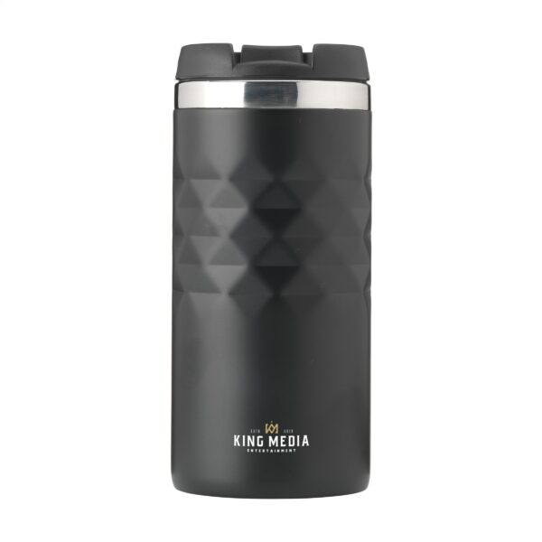 Geometric Mug RCS Recycled Steel 280 ml thermosbeker