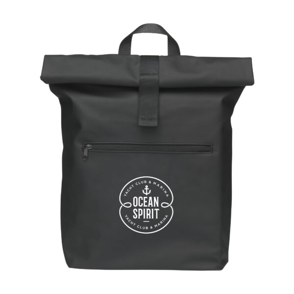 Lennon Roll-Top Recycled PU Backpack rugzak