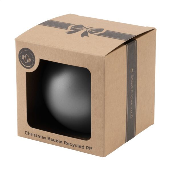 Kerstbal Ø7cm Recycled PP Box - Made in Europe