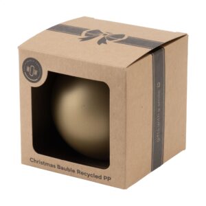 Kerstbal Ø7cm Recycled PP Box - Made in Europe