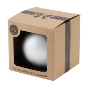 Kerstbal Ø7cm Recycled PP Box - Made in Europe