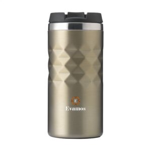 Geometric Mug RCS Recycled Steel 280 ml thermosbeker