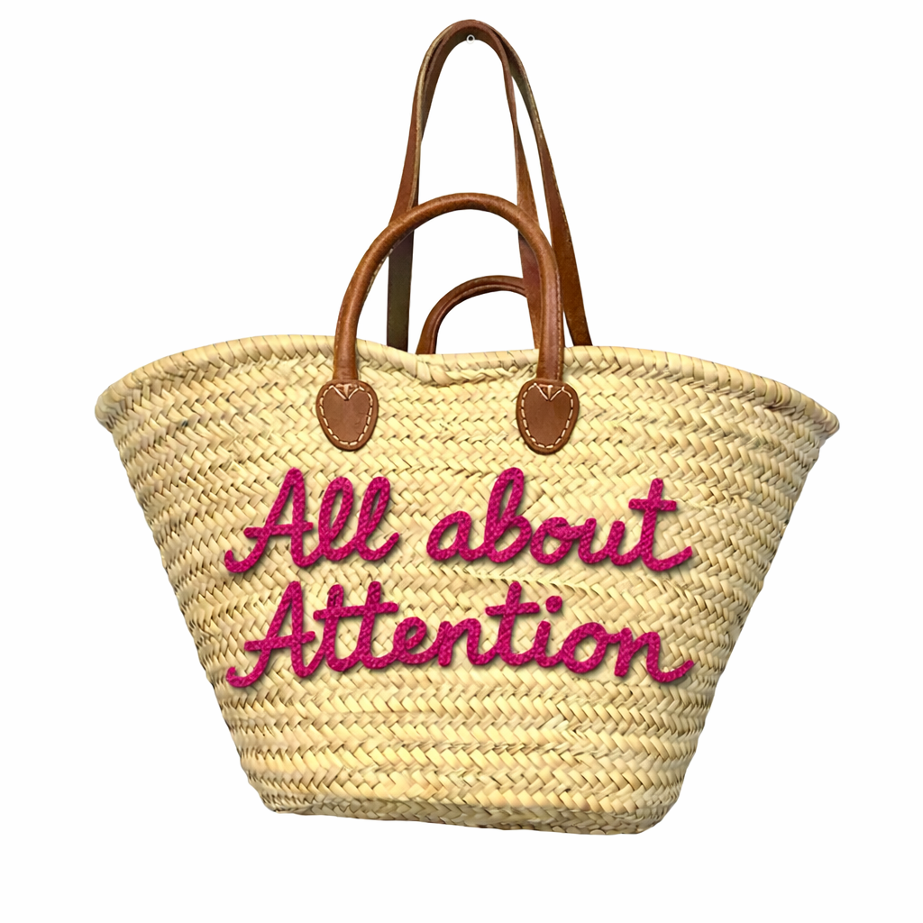 Strandtas met eigen tekst palmblad