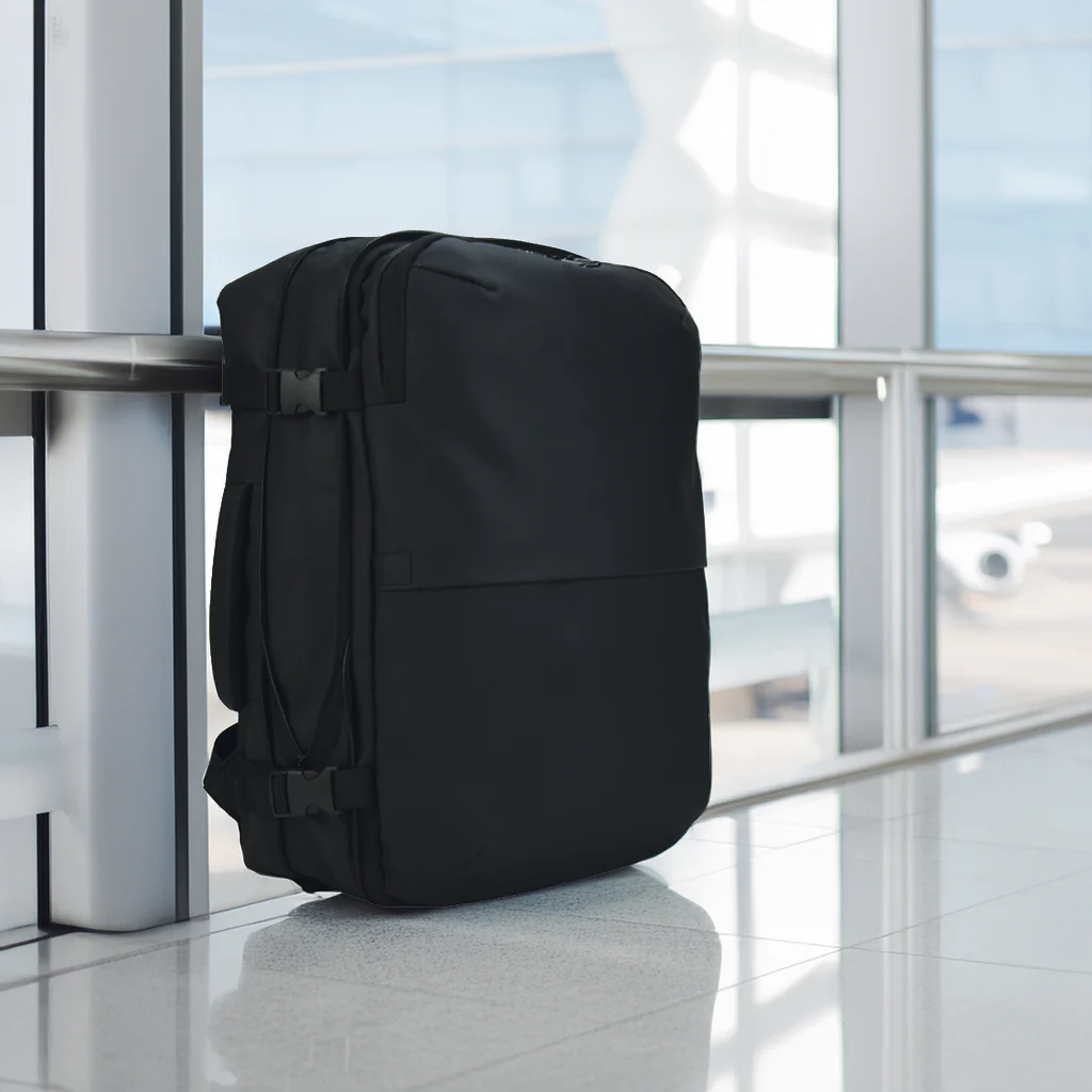 Underseater rugzak op de luchthaven