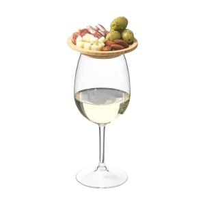 Wooosh Piccolo Bamboo Wine Glass Topper