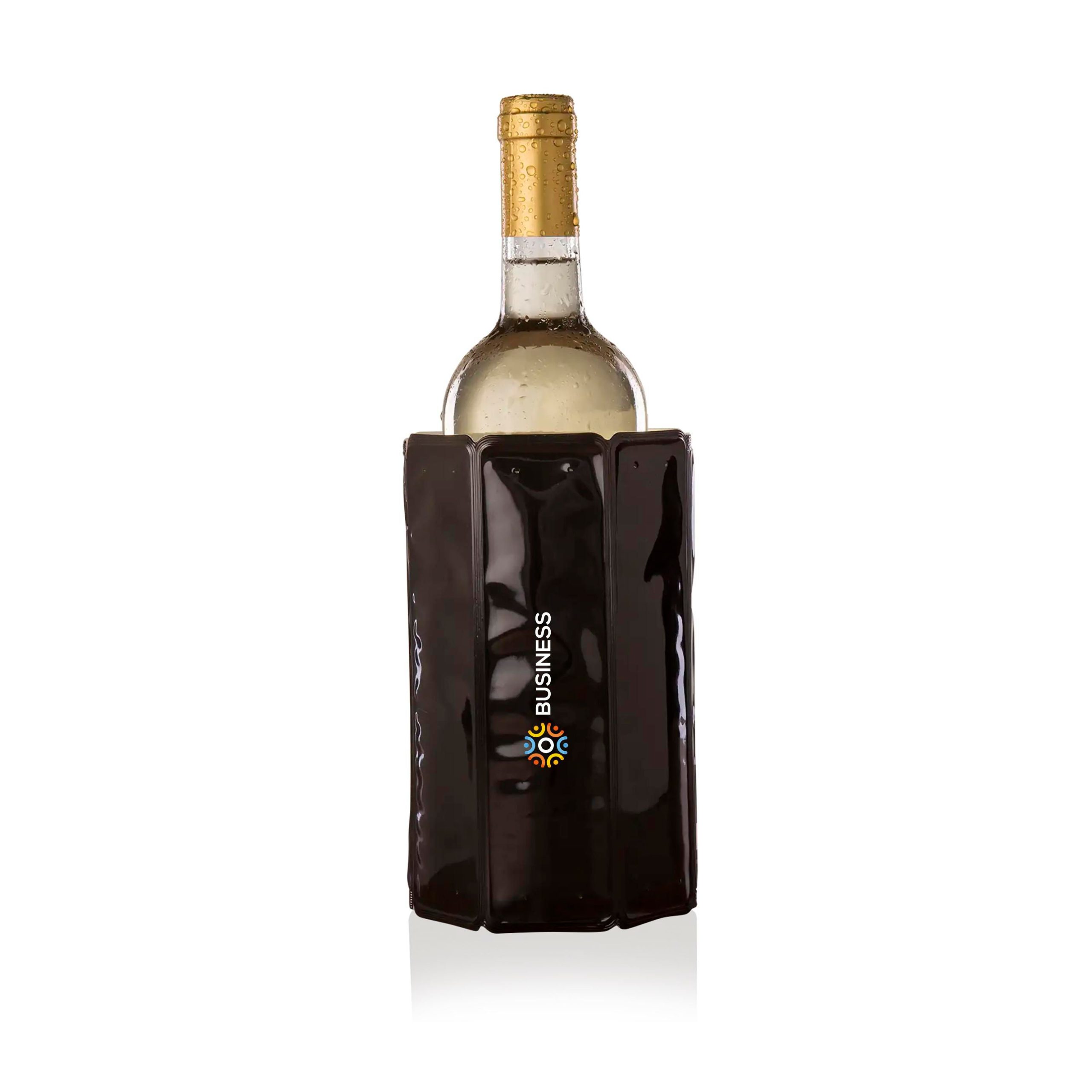 Vacu Vin Wine Cooler Sleeve Black wijnkoeler